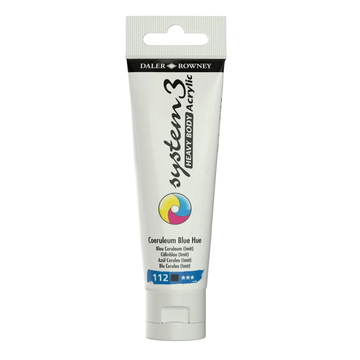 Daler-Rowney System3 Heavy Body akrylfarve 59 ml – Coeruleum Blue Hue 112
