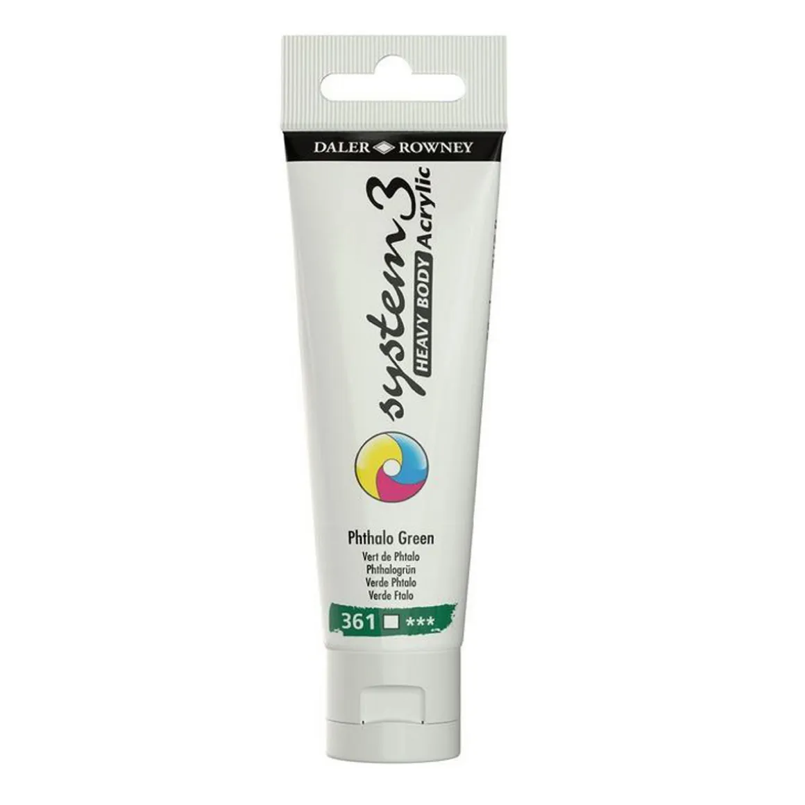 Daler-Rowney System3 Heavy Body akrylfarve 59 ml – Phthalo Green 361