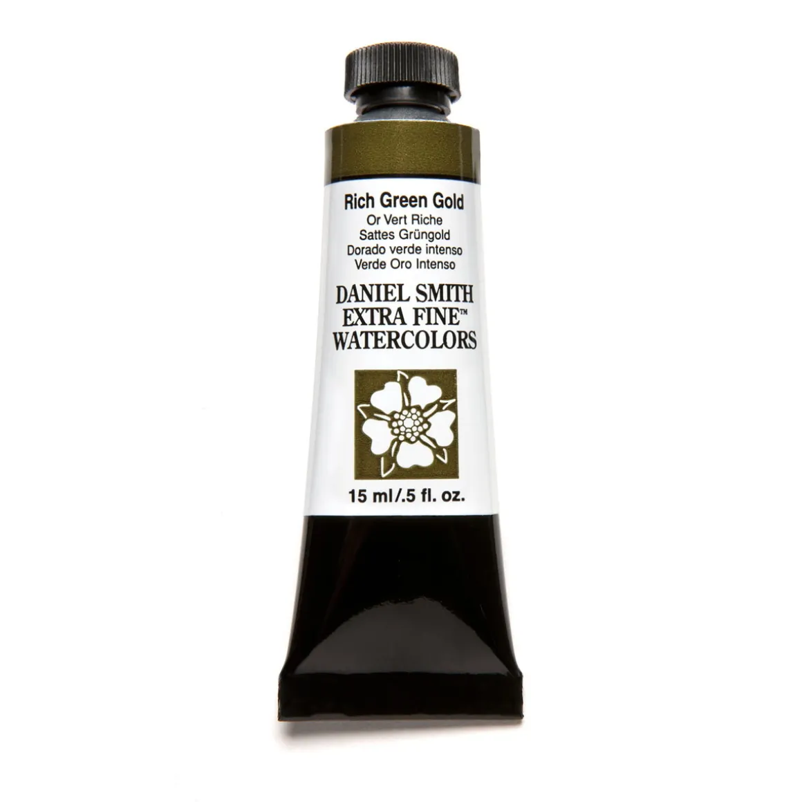 Daniel Smith akvarelfarve 15 ml Rich Green Gold