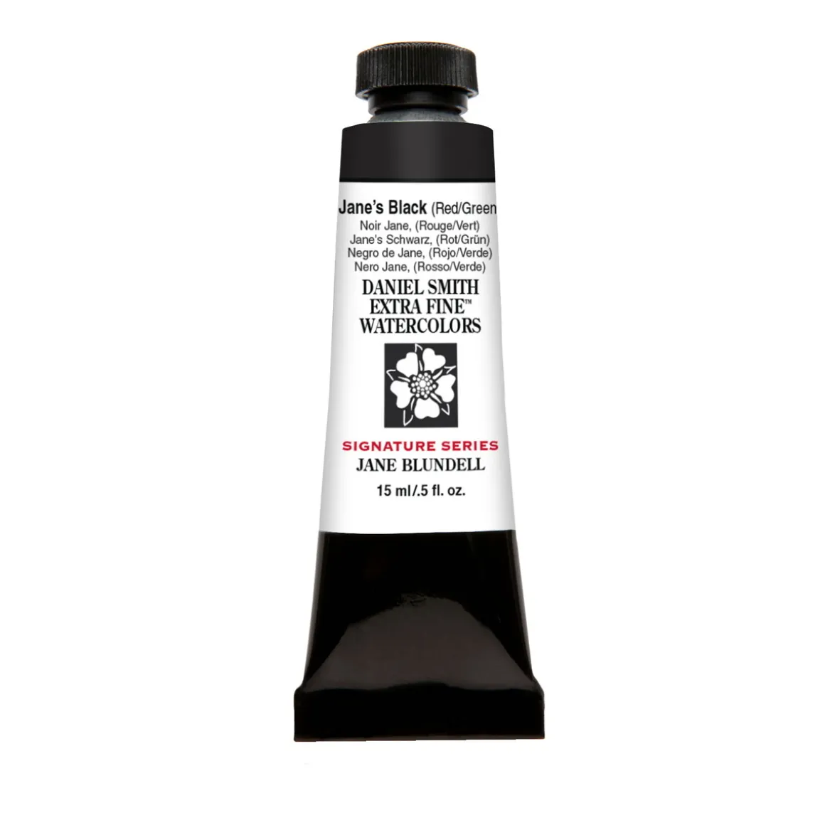 Daniel Smith akvarelfarve 15 ml Jane's Black (Red/Green)