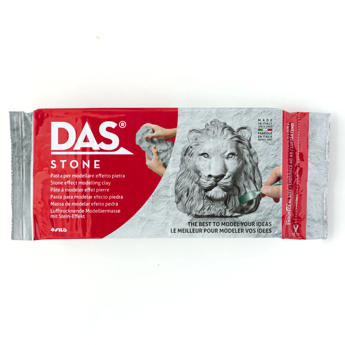 DAS Stone 1 kg – lufttørrende modeller med blød og glat struktur