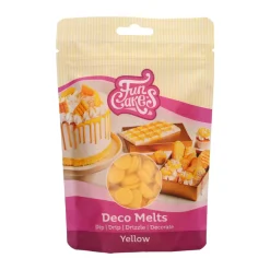 Deco Melts kagedekoration 250 g gul