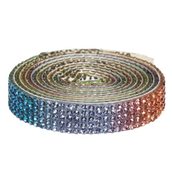 Dekorationsbånd selvklæbende med similisten 1 meter×10 mm rainbow