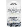 Dekorationsmix sølv – sølv og lidt lyst & mørkt