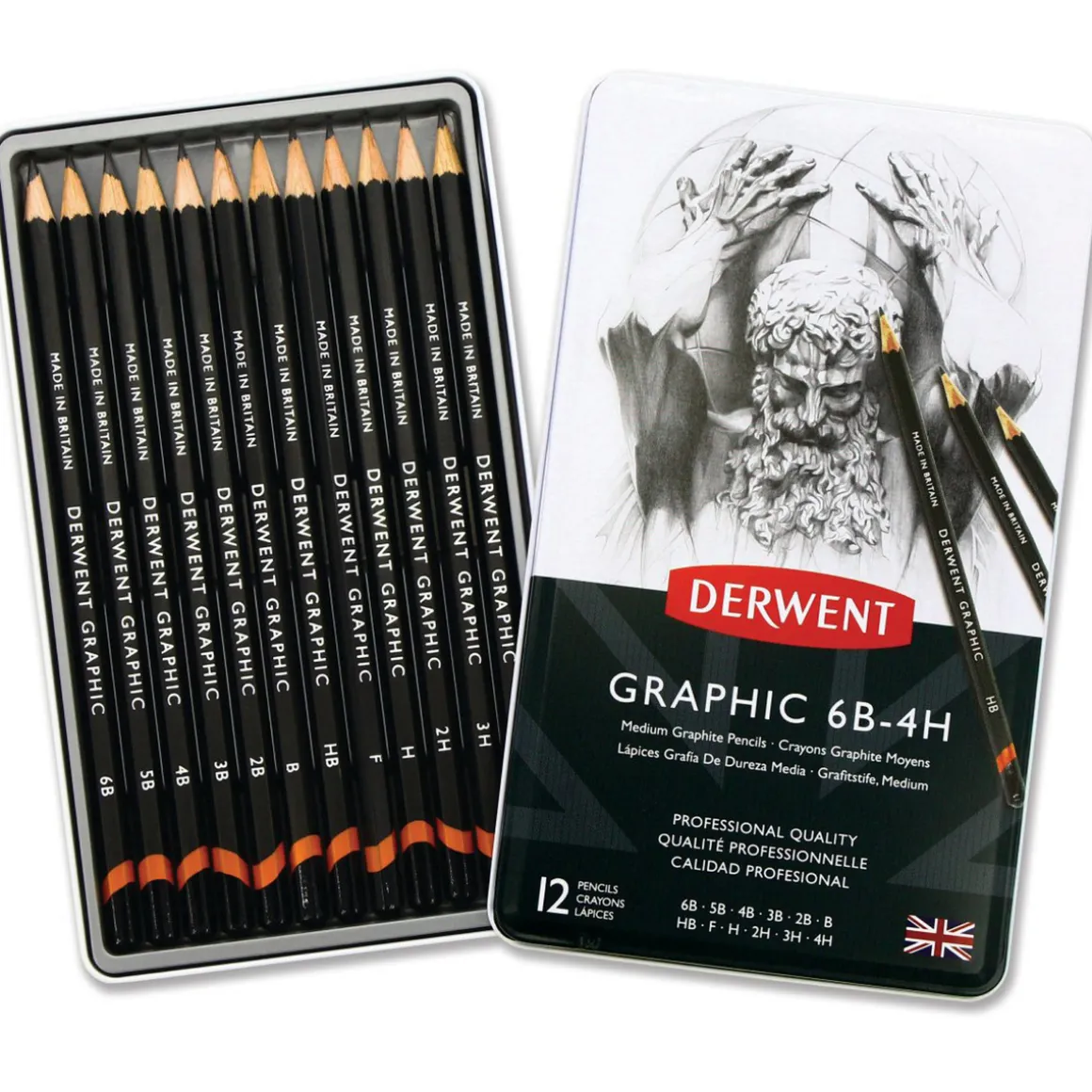 Derwent Graphic medium 12 stk.