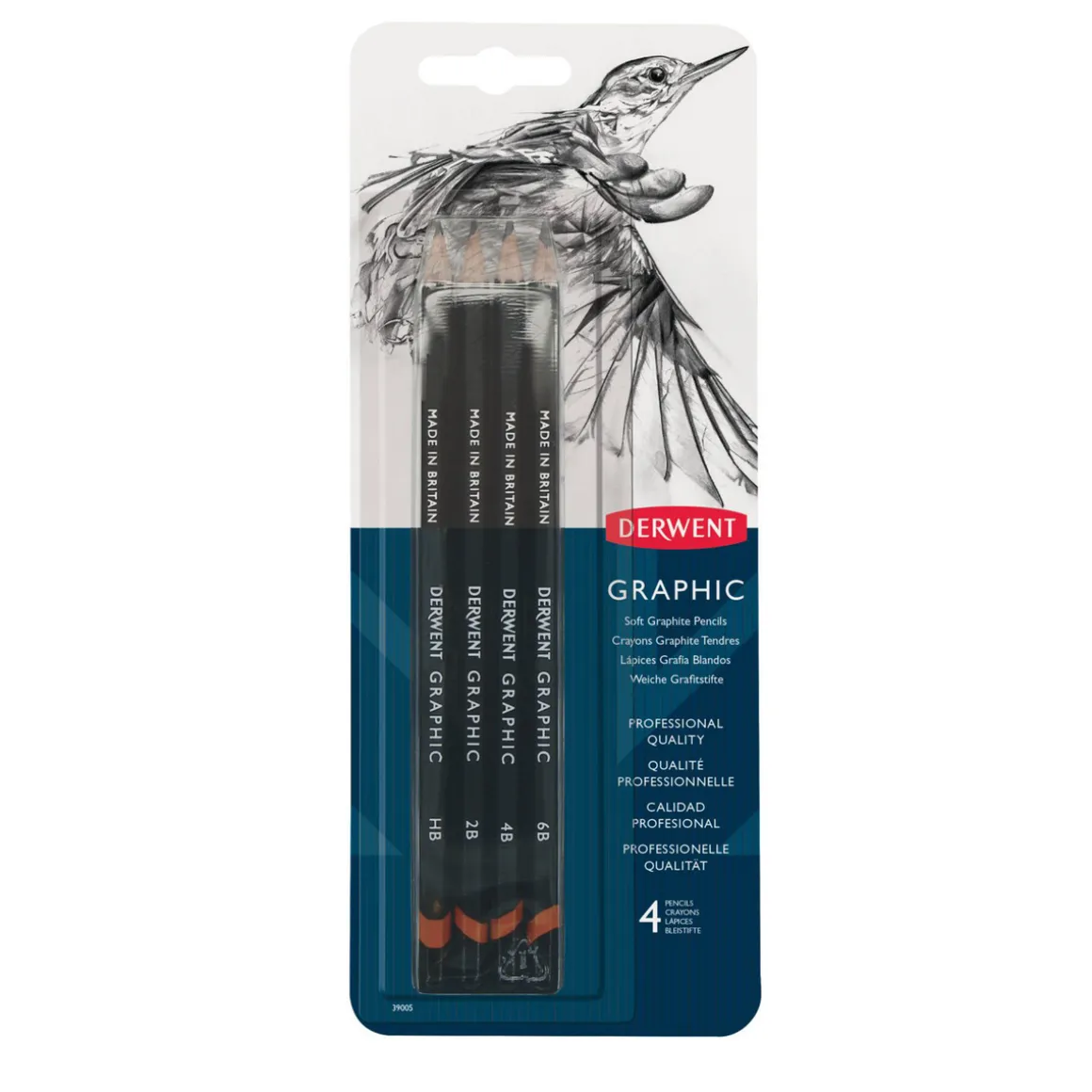 Derwent Graphic soft 4 stk.