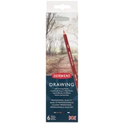 Derwent Soft Drawing 6 stk.