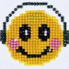 Diamond Dotz Smiling Groove – diamond painting, 7,6×7,6 cm, 385 dotz