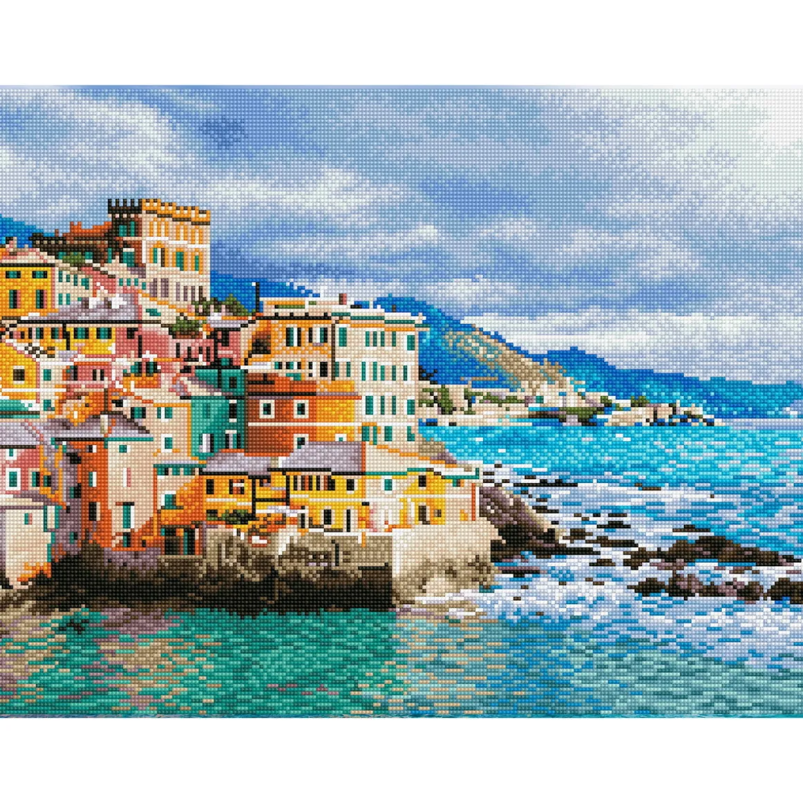 Diamond Dotz Winter Day View – diamond painting, 47×63 cm, 26160 dotz