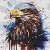 Diamond Painting – 20×20 stort motiv med en majestætisk, hvidhovedet havørn