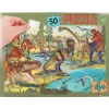 Dino World puslespil, fyldt med dinosaurer! 50 store brikker, 58×40 cm