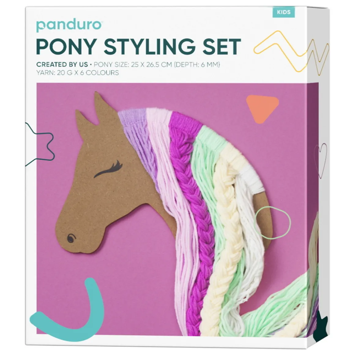 DIY-kit Flet og bind en fantastisk smuk hestemanke!