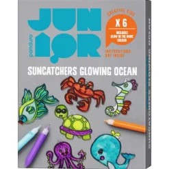 DIY-Kit Ocean Suncatchers, mal 6 solfangere fra havets dybde