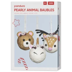 DIY-kit Pearly Animal Baubles