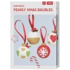 DIY-kit Pearly Xmas Baubles – lav smukke julekugler med perleler