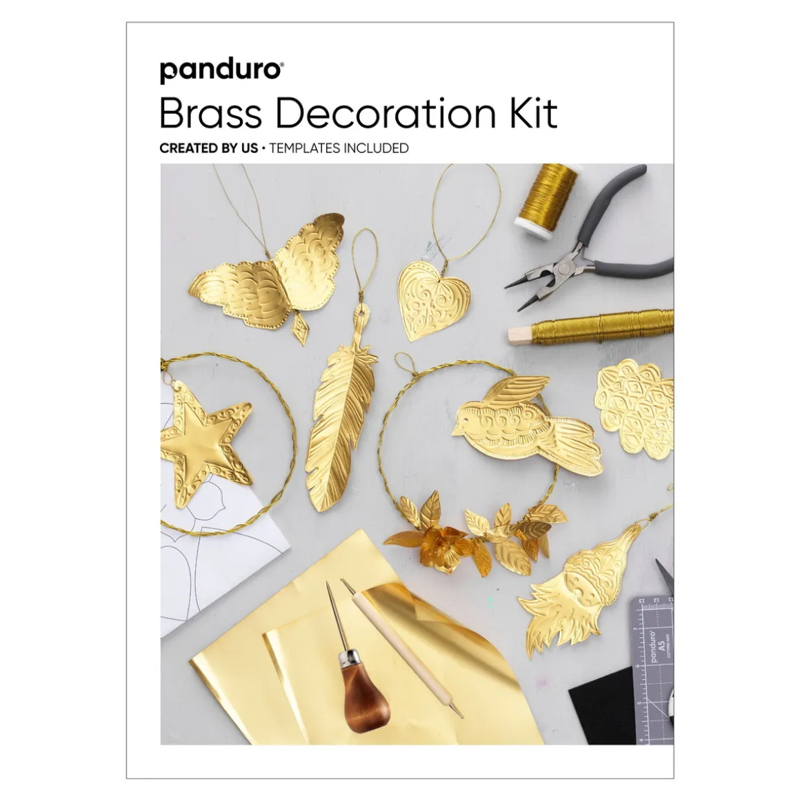 DIY-kit Skab smukke genstande og dekorationer med skinnende messing