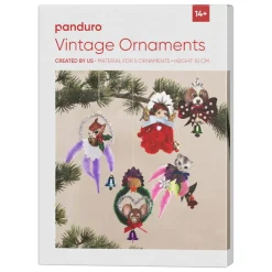 DIY-Kit Vintage Ornaments, lav 5 stykker sød juletræspynt med retrolook!