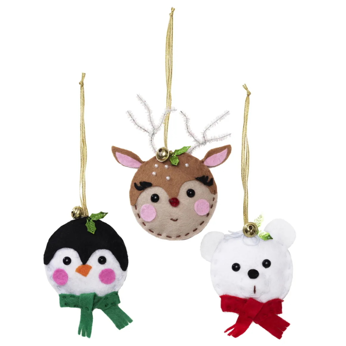 DIY-kit Xmas Felt Buddies