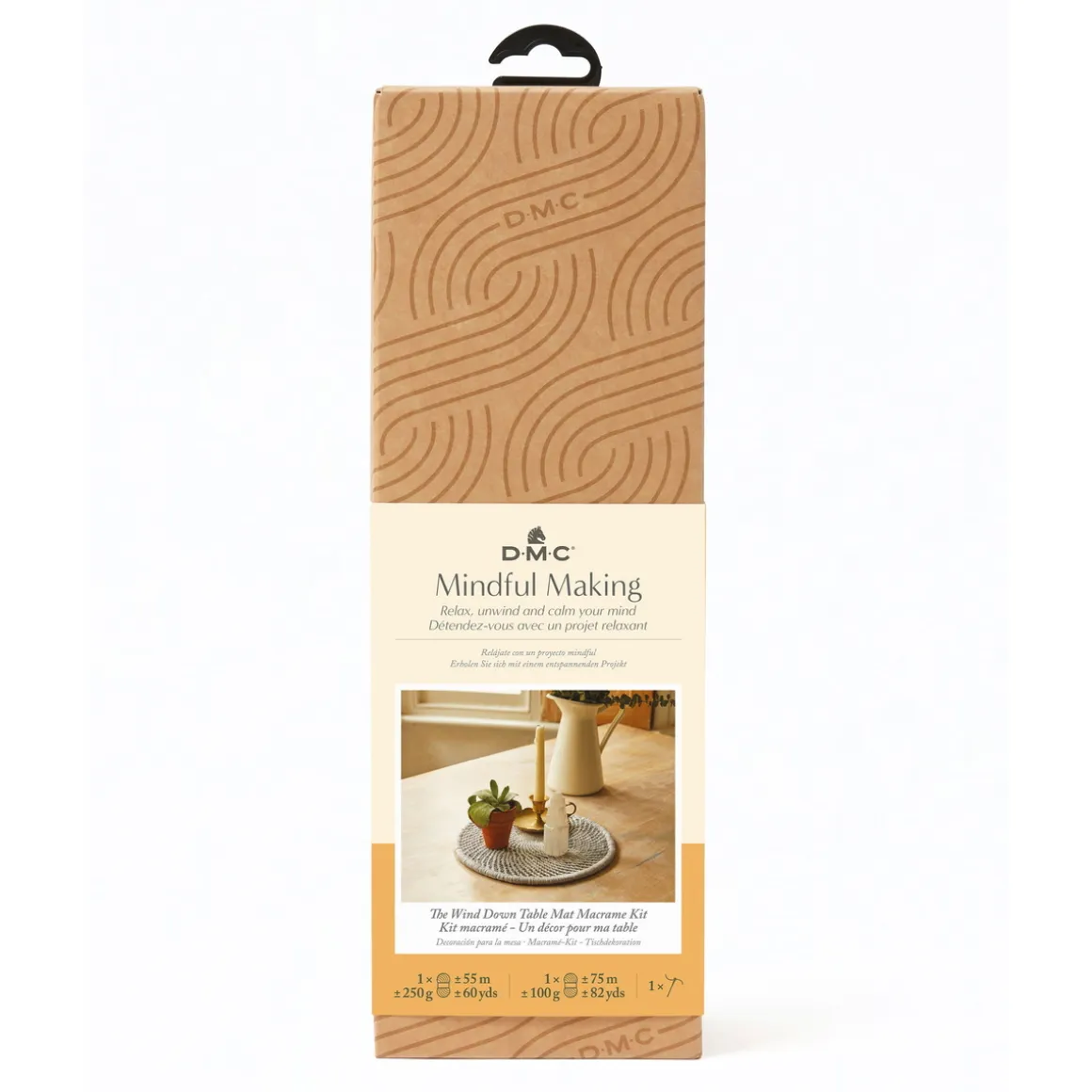 DMC Mindful making kit – lav en flot bordskåner med makramé