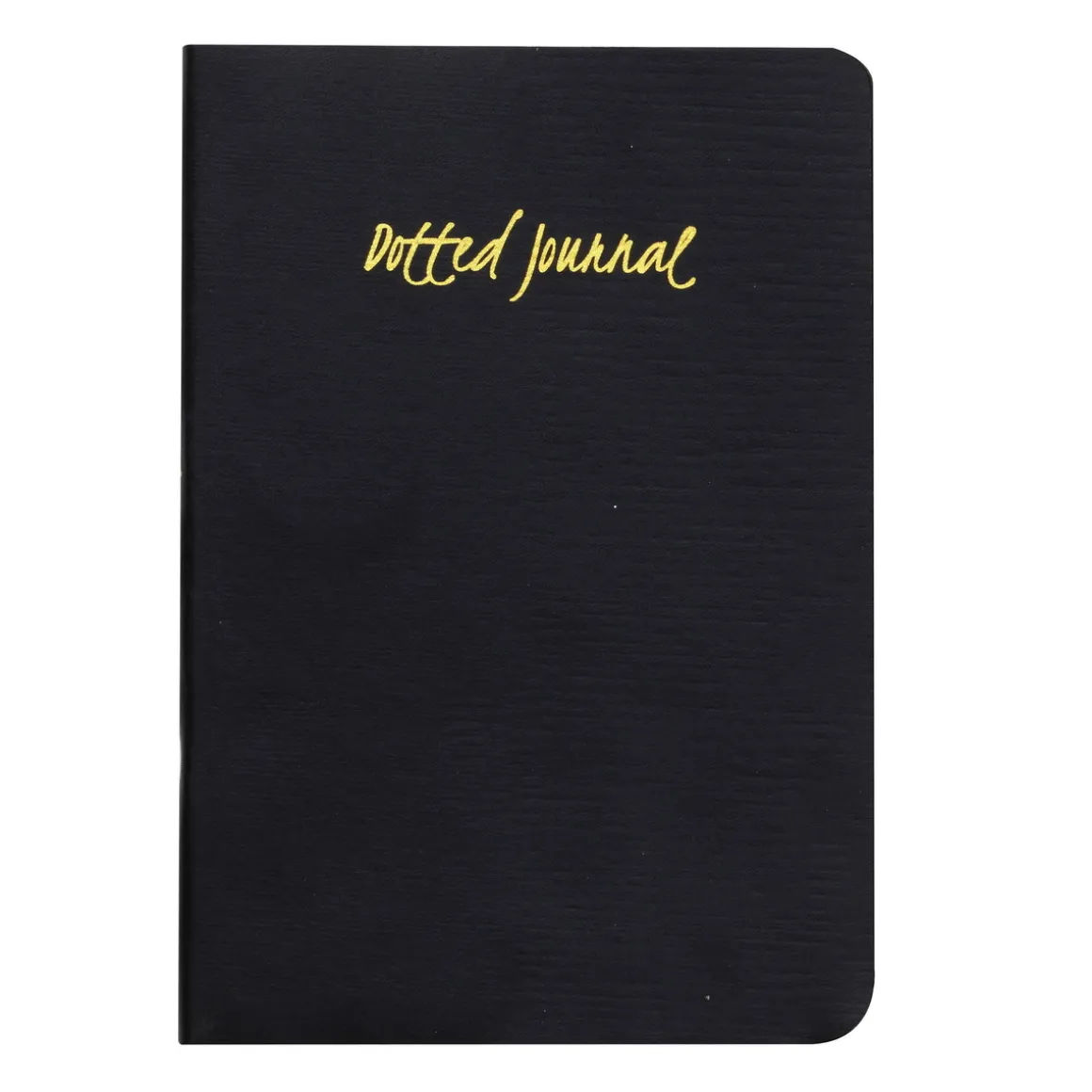 Dotted Journal A5 Black (148×210 mm) – en planner med natsorte sider med grå prikker