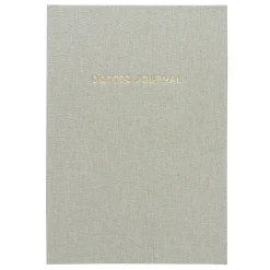 Dotted Journal A5 (148×210 mm) med stofomslag og åben ryg, 80 prikkede ark, 100 g/m²