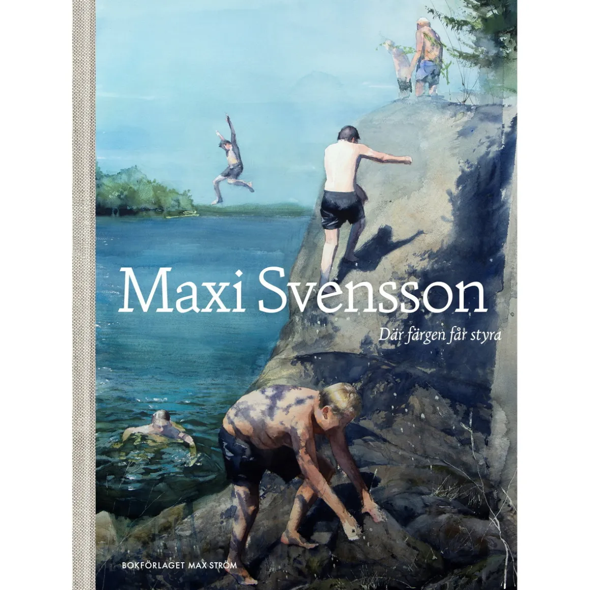 Där färgen får styra – en berättelse i akvarell, Maxi Svensson, SVENSK TEKST
