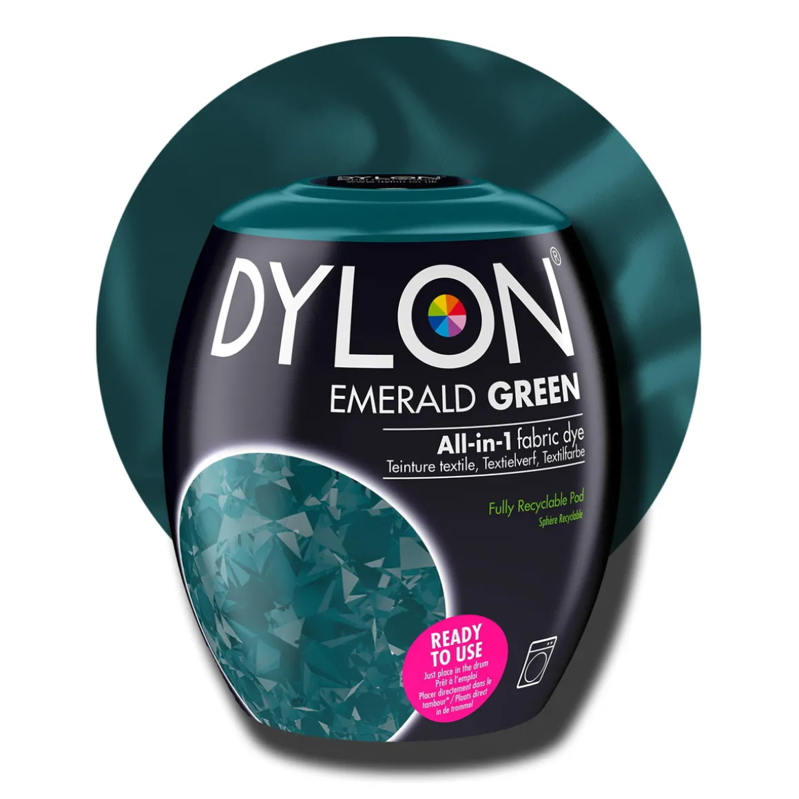 Dylon Pod All-in-1 tekstilfarve – Emerald green