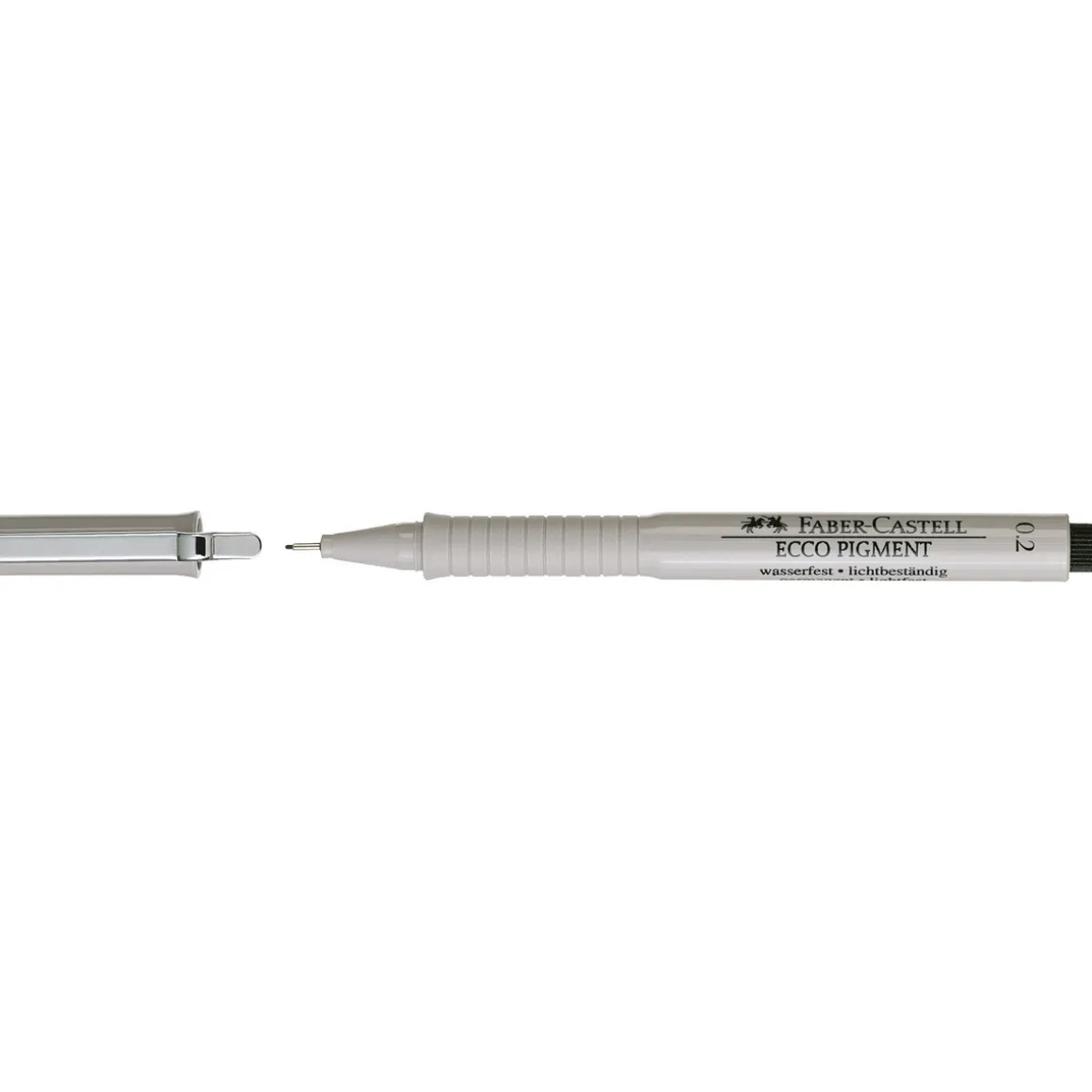 Ecco Pigment tegnepen 0,2 sort