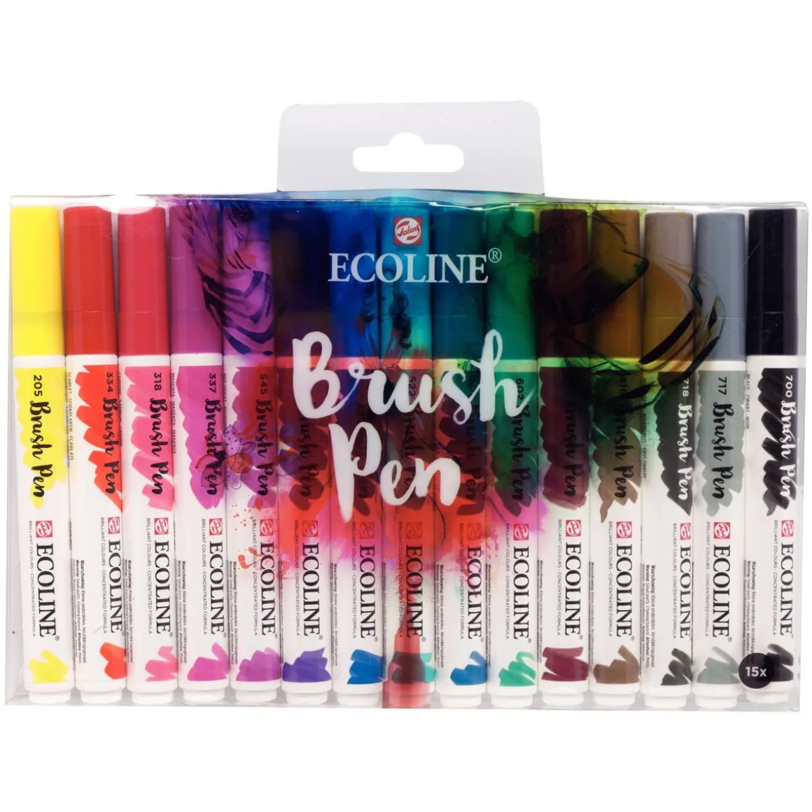 Ecoline Brush Pen Set 15-pack