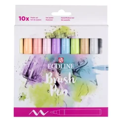 Ecoline Brush Pen Set – Pastel 10-pack
