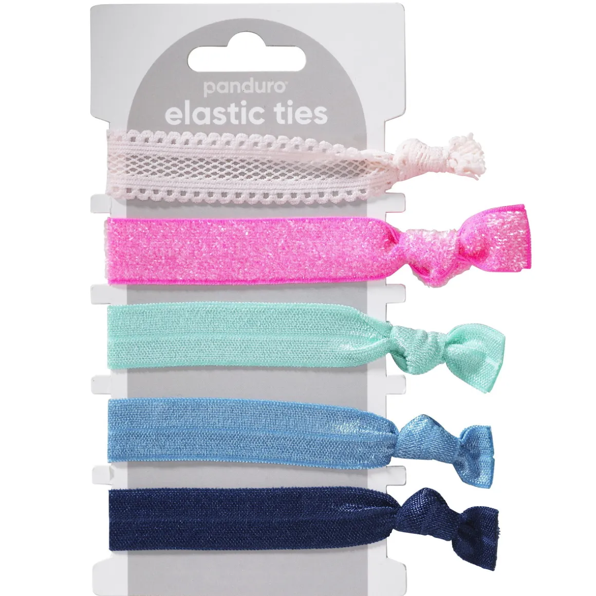 Elastikbånd Colourful, 5 stk. i forskellige udførelser 24-25 cm lange, 2 cm brede