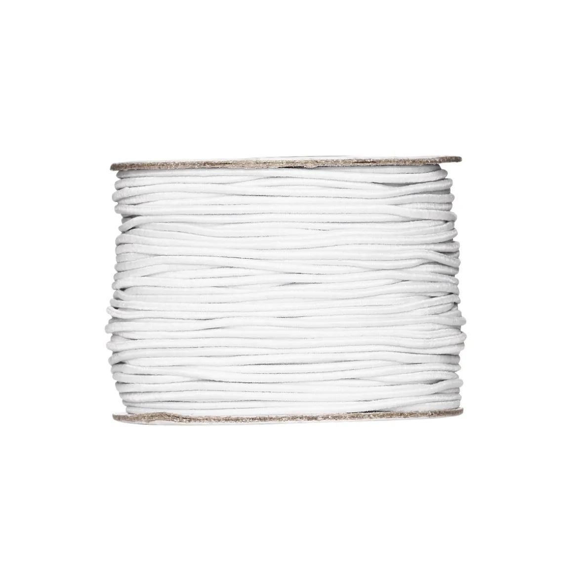 Elastiktråd, elastisk tråd, hvid – 50 meter, Ø1 mm tykkelse