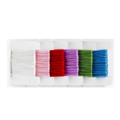 Elastisk perletråd 6 stk. à 5