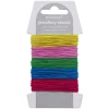 Elastisk smykketråd Ø0,5 mm happy mix – 5×4 meter i friske basisfarver