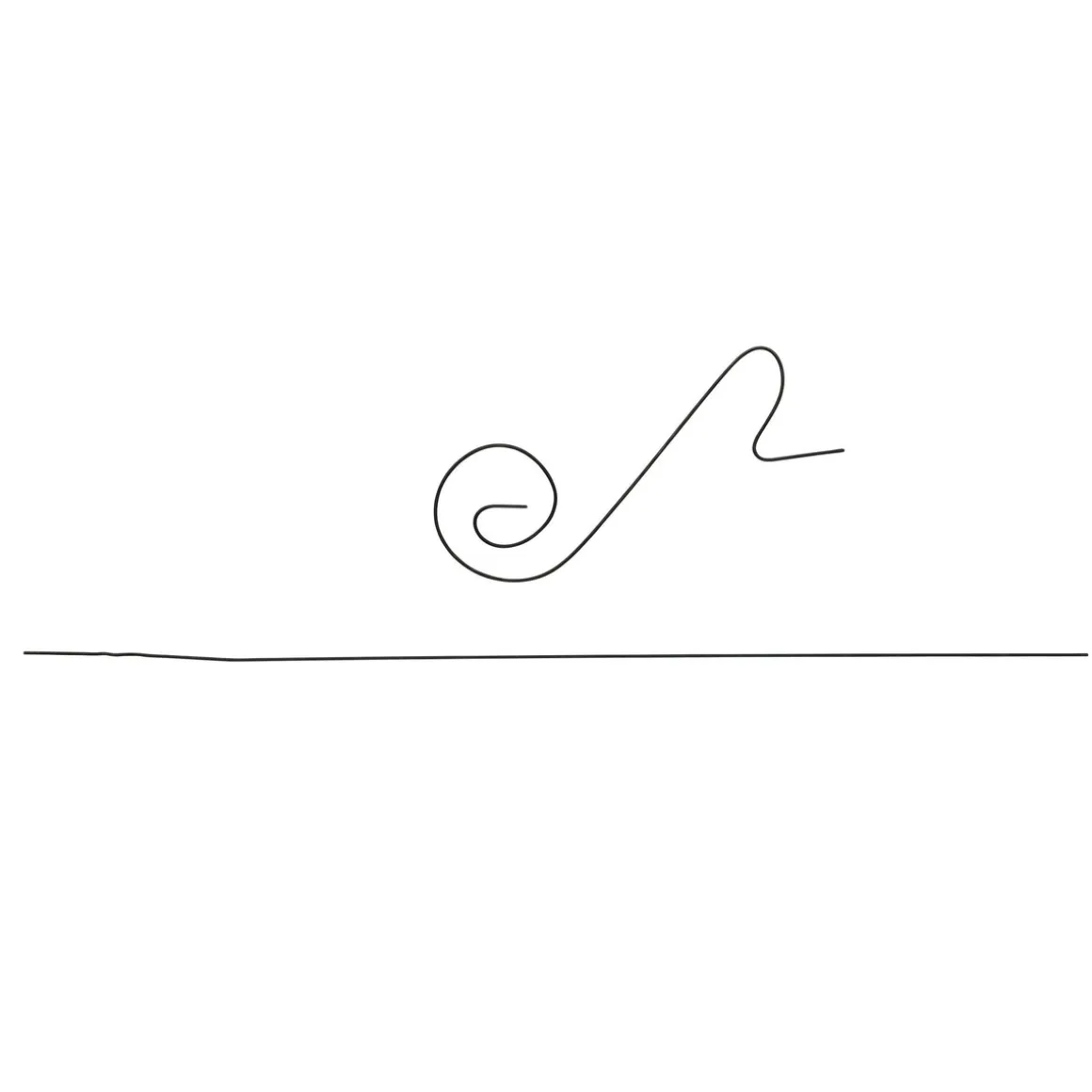 Elefanttråd 1,5 mm sort 50 stk