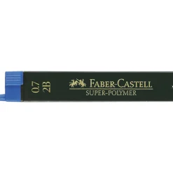 Faber-Castell blyantstift refill – 0,7 mm 2B. Indeholder 12 stifter.