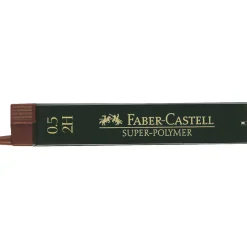 Faber-Castell blyantstift refill – 0,5 mm 2H. Indeholder 12 stifter.