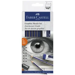 Faber-Castell Goldfaber graphite sketch set – til skitser med blyant & grafit