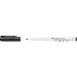 Faber-Castell Laundry Marker 1 mm, vaskbar sort markørpen til tekstil, 95°C maks.