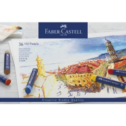 Faber-Castell Oil Pastels, sæt med 36 oliepastelkridt