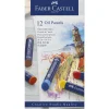 Faber-Castell Oil Pastels, sæt med 12 oliepastelkridt