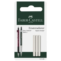 Faber-Castell 3-pak viskelæder refill til Grip 1345 / 1347 / Vario / Executive