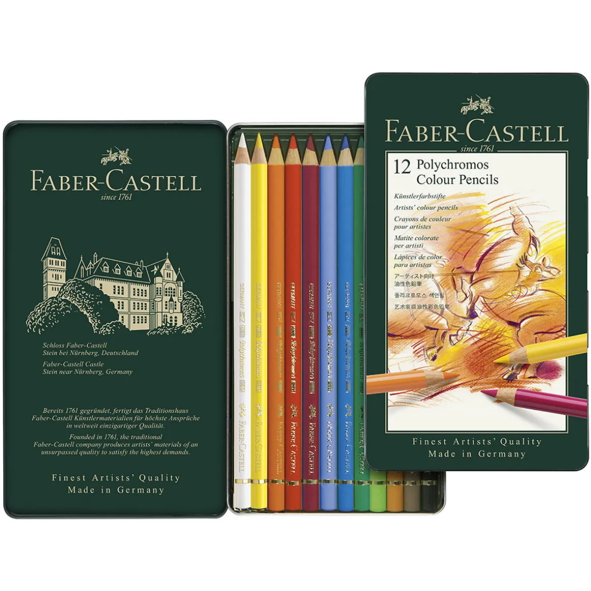 Faber Castell Polychromos 12-p