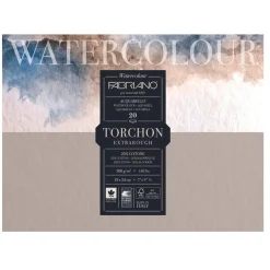 Fabriano Watercolour akvarelblok GT 18×24 cm, 20 ark, 300 g/m²