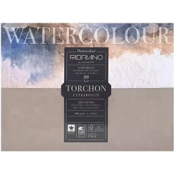Fabriano Watercolour akvarelblok GF 18×24 cm, 20 ark, 300 g/m²