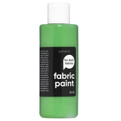 Fabric Paint 85 ml – grøn, dækkende tekstilfarve til mørkt stof