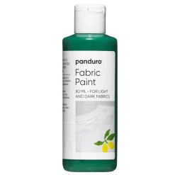 Fabric paint 80 ml – grøn tekstilfarve til både lyst og mørkt stof