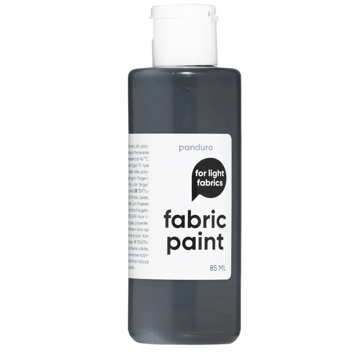 Fabric Paint 85 ml – grå tekstilfarve til lyst stof
