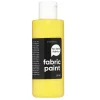 Fabric Paint 85 ml – gul, dækkende tekstilfarve til mørkt stof