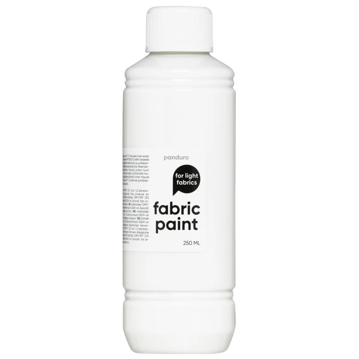Fabric Paint 250 ml – hvid tekstilfarve til lyst stof
